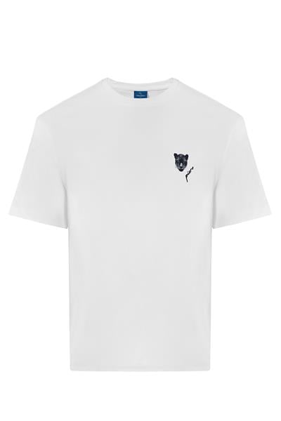 Mens Regular Fit Crew Neck White Basic T-Shirt