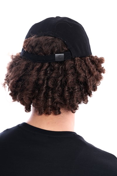 Jaguar Contour Embroidery Detail Mens Black Cap