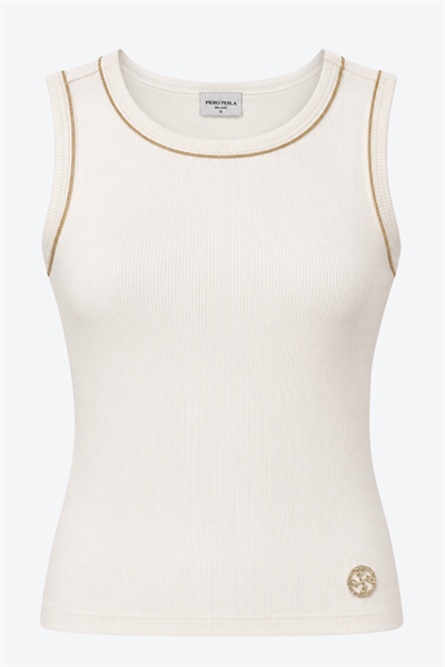 Kadın Bisiklet Yaka Metal Logo Detaylı Ekstra Slim Fit Atlet