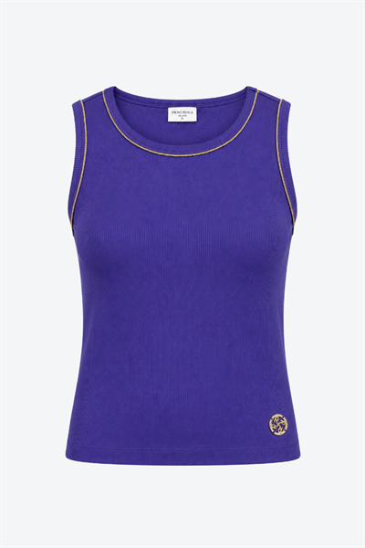 Kadın Bisiklet Yaka Metal Logo Detaylı Ekstra Slim Fit Atlet