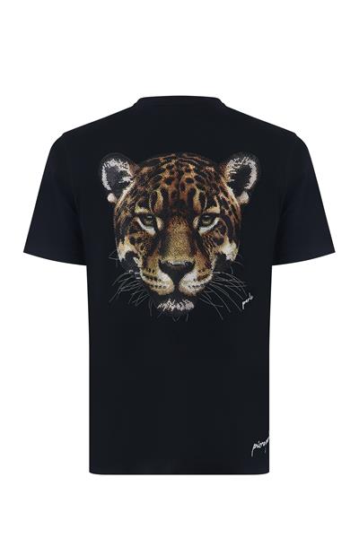 Womens Knitted Oversize Short Sleeve Black T-Shirt