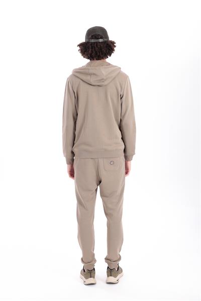 Hooded Regular Fit Zip-Up Cardigan