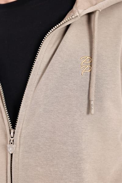Hooded Regular Fit Zip-Up Cardigan