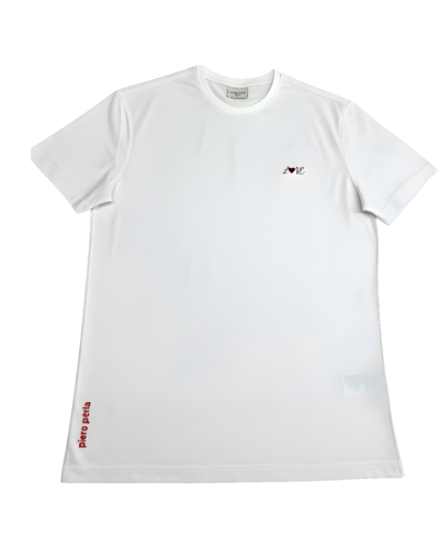 Love Detailed Slim Fit Mens & Womens Crew Neck T-Shirt Set