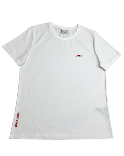 Love Detailed Slim Fit Mens & Womens Crew Neck T-Shirt Set