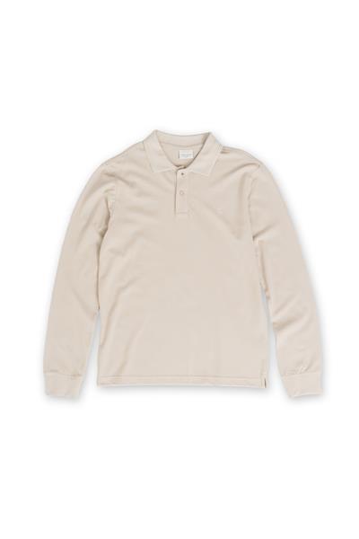 Mens Slim Fit Long-Sleeve Polo Shirt
