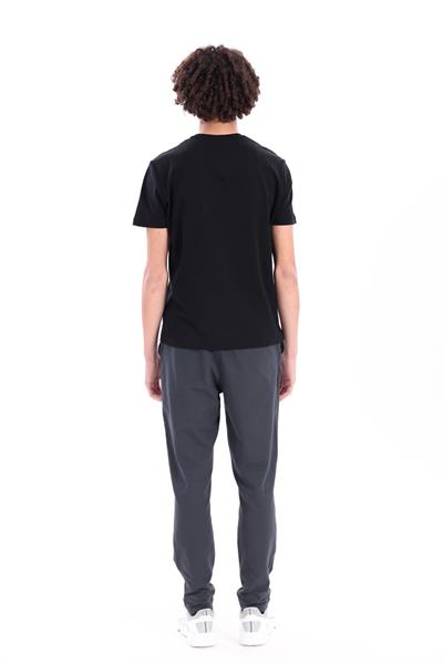 Premium Double-Face Interlock Slim Fit Anthracite Sweatpants