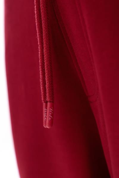 Slim Fit Mens Premium Red Sweatpants with EVA Embroidery Details