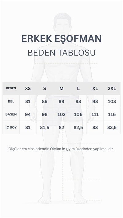 Slim Fit EVA Premium Mens Sweatpants with Embroidered Details
