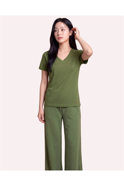 Zincir Şerit Detaylı Loose Fit Kadın Eşofman Altı