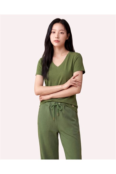 Zincir Şerit Detaylı Loose Fit Kadın Eşofman Altı