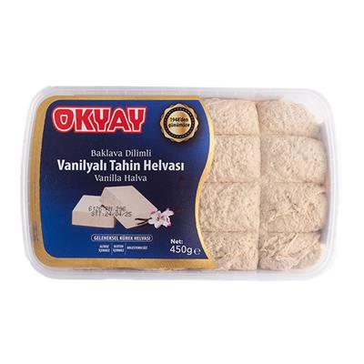 Plastik Baklava Dilimli Sade Helva 450 Gr