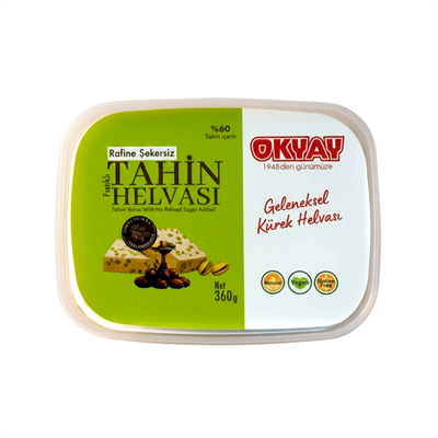 Rafine Şekersiz Fıstıklı Helva