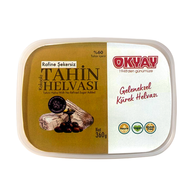 Rafine Şekersiz Kakaolu Helva