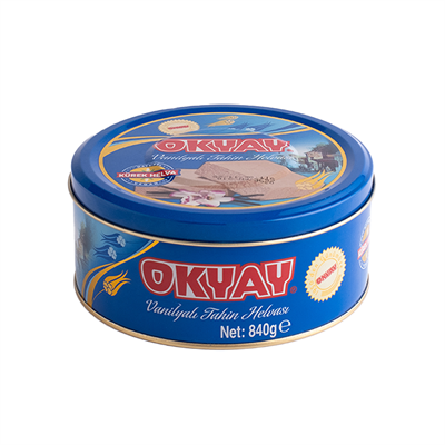 Vanilyalı Teneke Kutu Helva 840 Gr