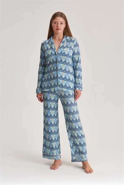 Rumi Blue Top Long Sleeve