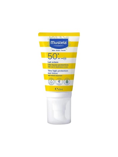 Mustela SPF 50+ Çok Yüksek Koruma Faktörlü Güneş Losyonu 40 ml