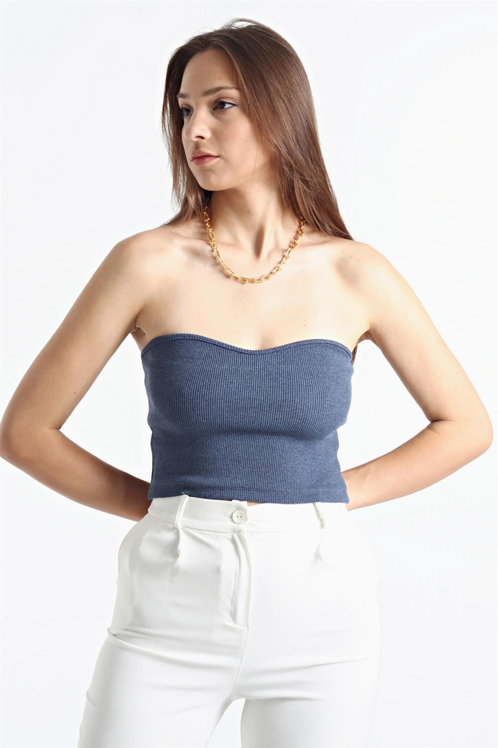 STRAPLEZ CROP TOP BÜSTİYER