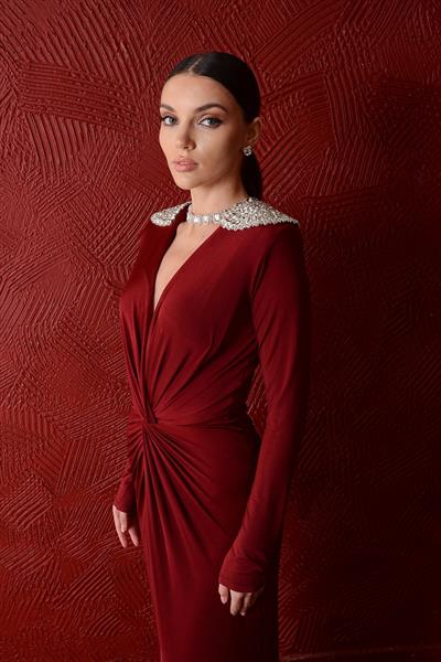 Crimson Elbise