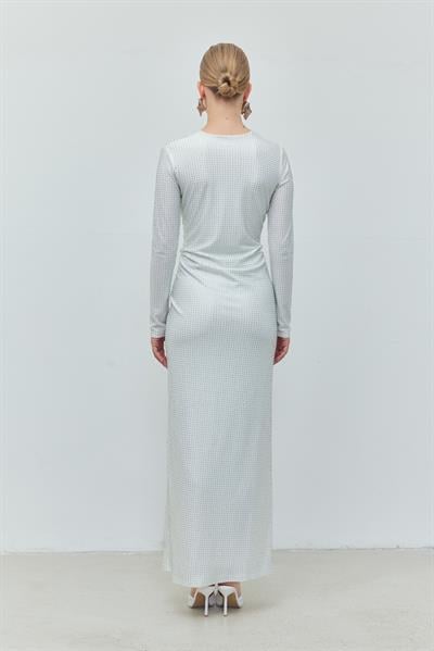 Diamond Drape Dress