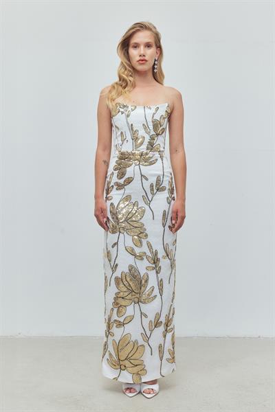 Golden Bloom Dress