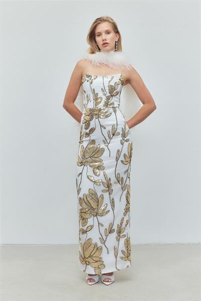 Golden Bloom Dress
