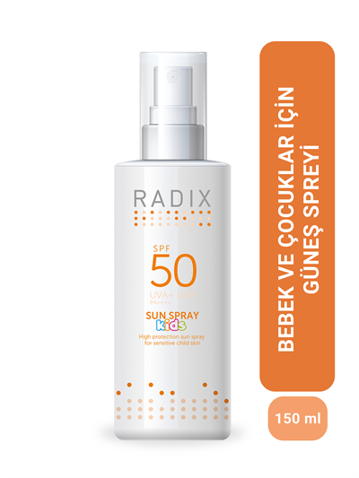 RADIX Bebek ve Çocuklar İçin Güneş Koruyucu Sprey Spf50+ 150 ml