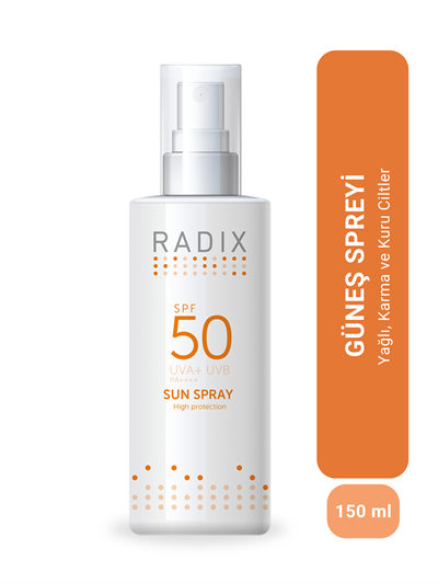 RADIX Güneş Koruyucu Sprey Spf50+ 150 ml