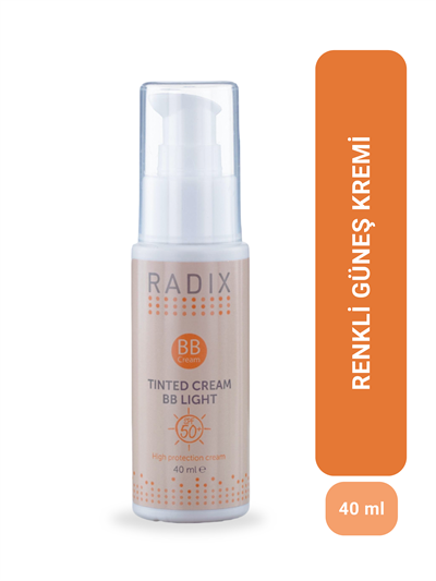 RADIX Renkli BB Güneş Koruyucu Spf50+ (Açık-Orta Ton) 40 ml