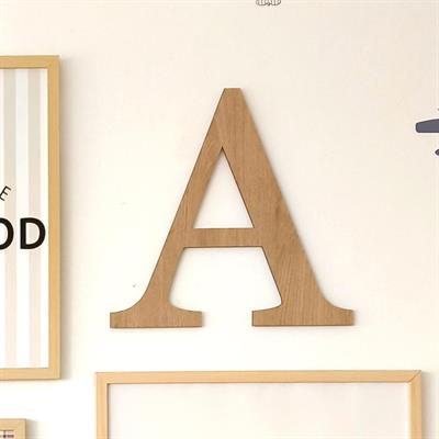 ( PP-34 ) Baş Harf Kişiye Özel Ahşap Bebek ve Çocuk Odası Duvar Tablo Yapışkanlı 3mm Kabartmalı