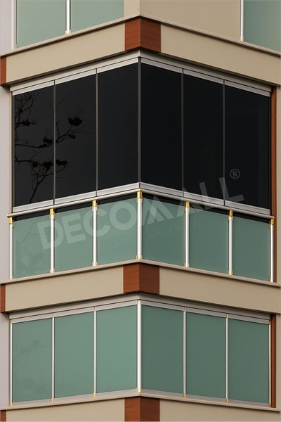 Cam Balkon Cam Filmi Kaplama Siyah Koyu Kaplama Güvenlik Filmi 50 cm x 200 cm