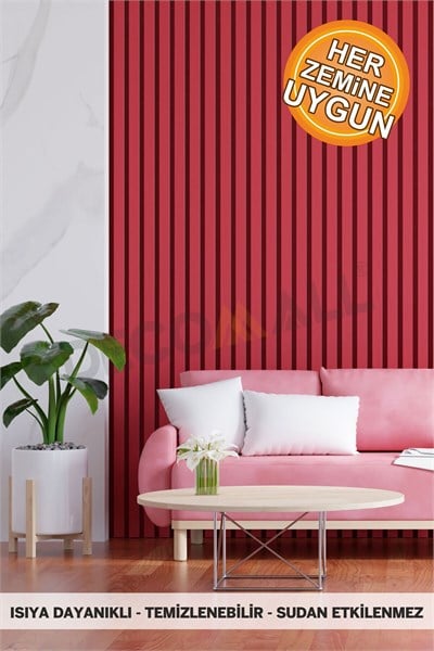 Code124 KENDİNDEN YAPIŞKANLI DUVAR KAPLAMA AHŞAP ÇİTA GÖRÜNÜMLÜ FOLYO İSKANDİNAV PANEL (100X300cm)