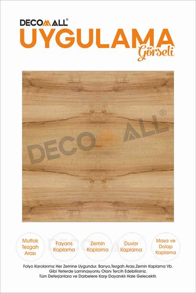 CodeK-19 Kendinden Yapışkanlı FOLYO KARO Suya Dayanıklı Mutfak Banyo Zemin Kaplama 30x30 Cm(4 ADET)