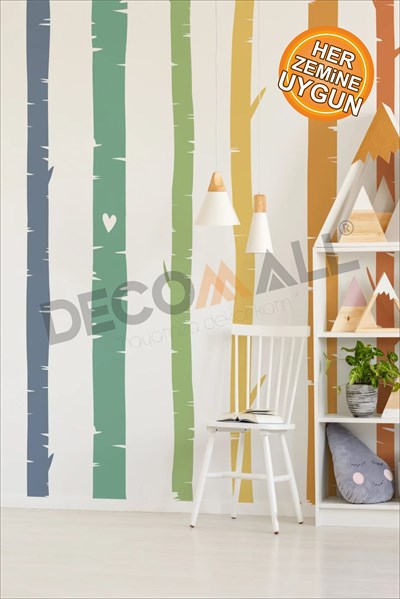 DS-25 BOHEM KEMER MİNİMALİST PİNTEREST GÖKKUŞAĞI ÇOCUK ODASI DUVAR STİCKERİ