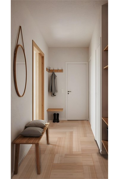 K-21 Kendinden Yapışkanlı FOLYO Suya Dayanıklı Mutfak Banyo Zemin Kaplama 30x30cm (Laminasyonlu)