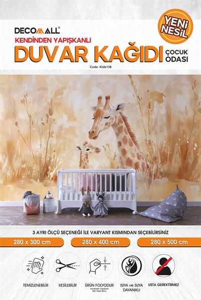 kids139 Yeni Nesil Kendinden Yapışkanlı Çocuk Odası Duvar Kağıdı Duvar Posteri Yapışkanlı 
