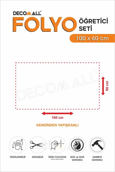 Ö-2 Çarpım Tablosu Eğitici Ve Öğretici Çocuk Odası Duvar Sticker Kendinden Yapışkanlı