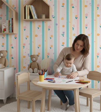 Yeni Nesil Kendinden Yapışkanlı Çocuk Odası Duvar Kağıdı Duvar Posteri Yapışkanlı kids 142