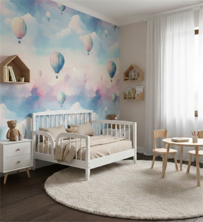 Yeni Nesil Kendinden Yapışkanlı Çocuk Odası Duvar Kağıdı Duvar Posteri Yapışkanlı kids 141