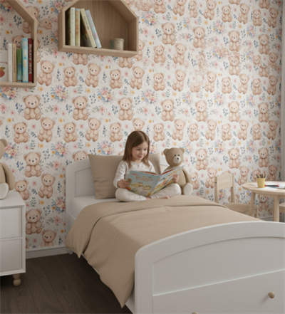 Yeni Nesil Kendinden Yapışkanlı Çocuk Odası Duvar Kağıdı Duvar Posteri Yapışkanlı kids 143