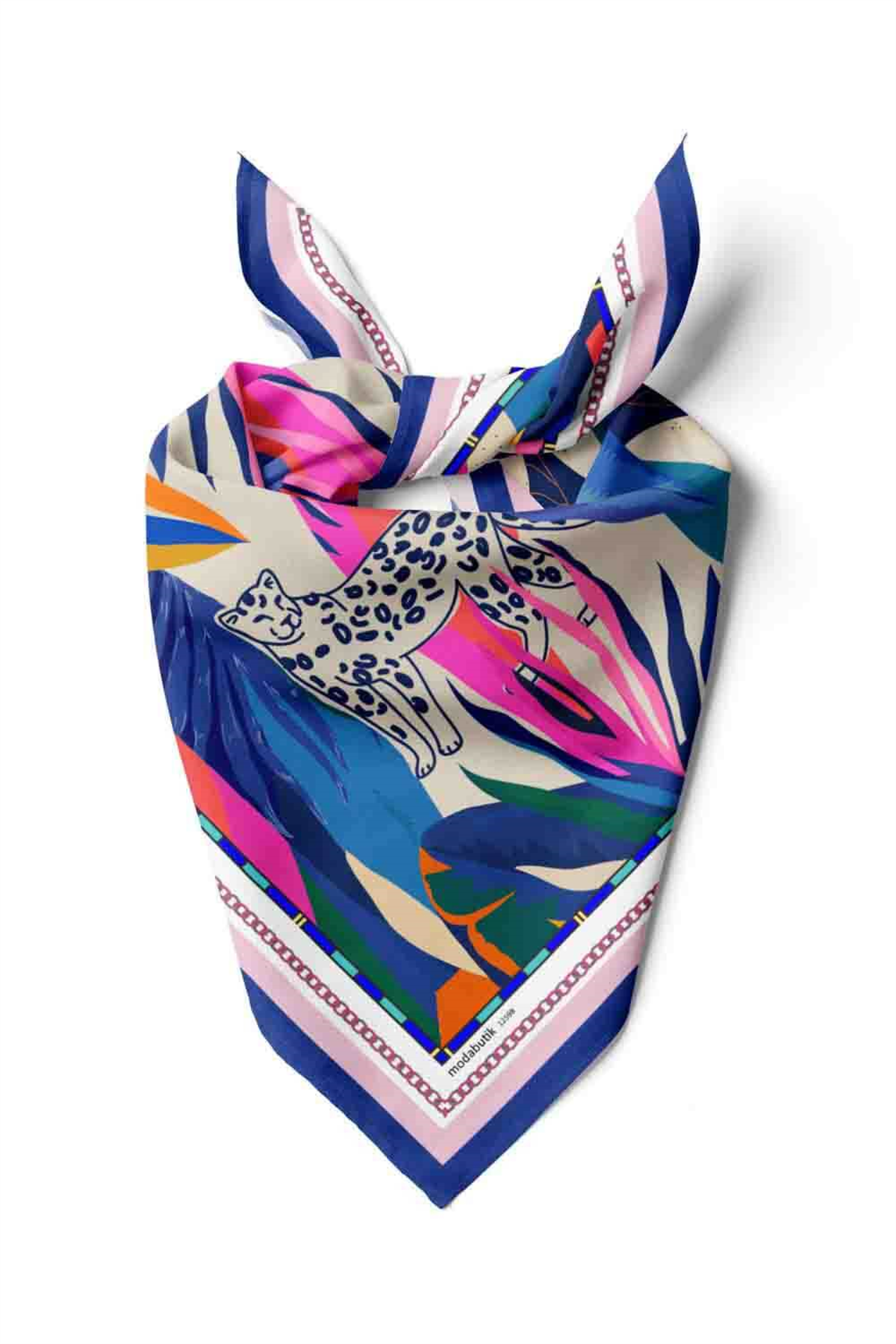 E62 COLORFUL ABSTRACT TASARIMLI BANDANA