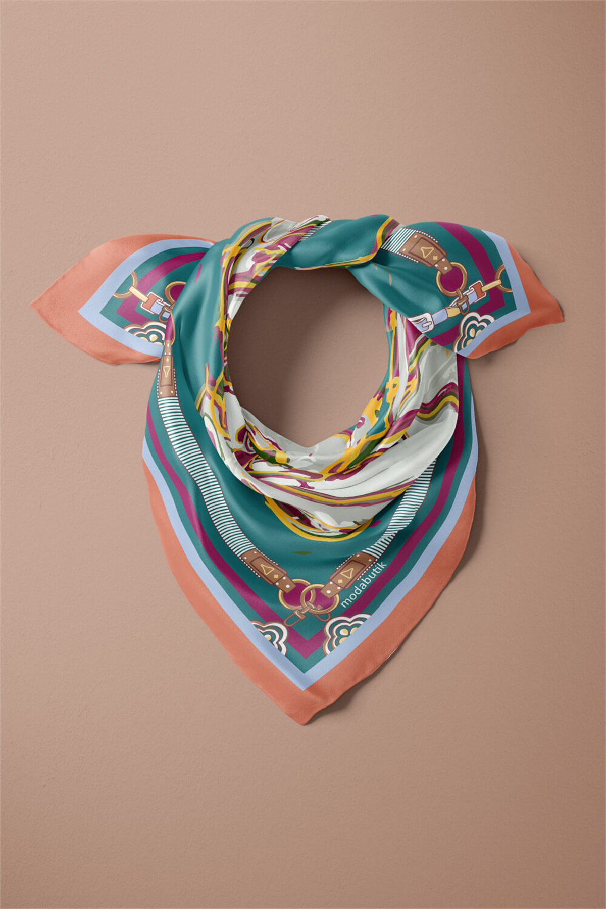 A69 ABSTRACT WATERCOLOR BANDANA