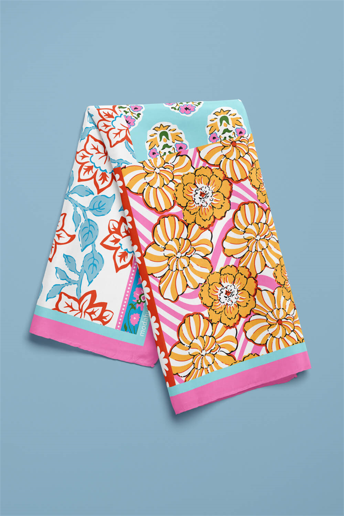 ORIANTAL PATCHWORK BANDANA