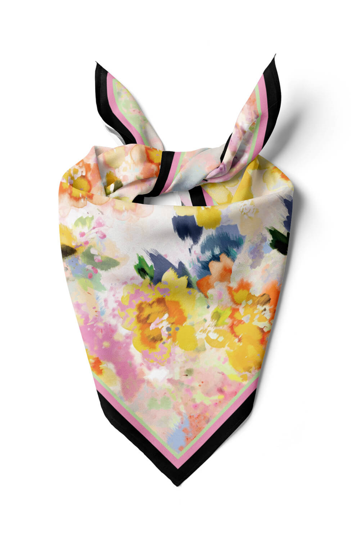 G3 WATERCOLOR FLOWERS BANDANA