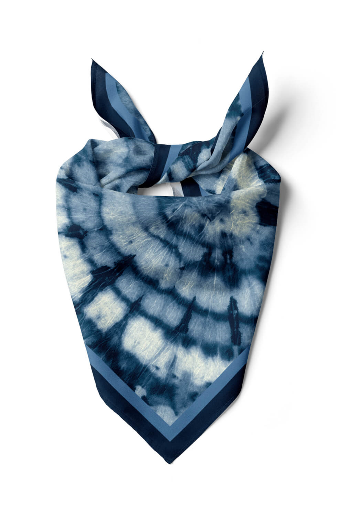 G49 Modabutik Desenli Saten Bandana