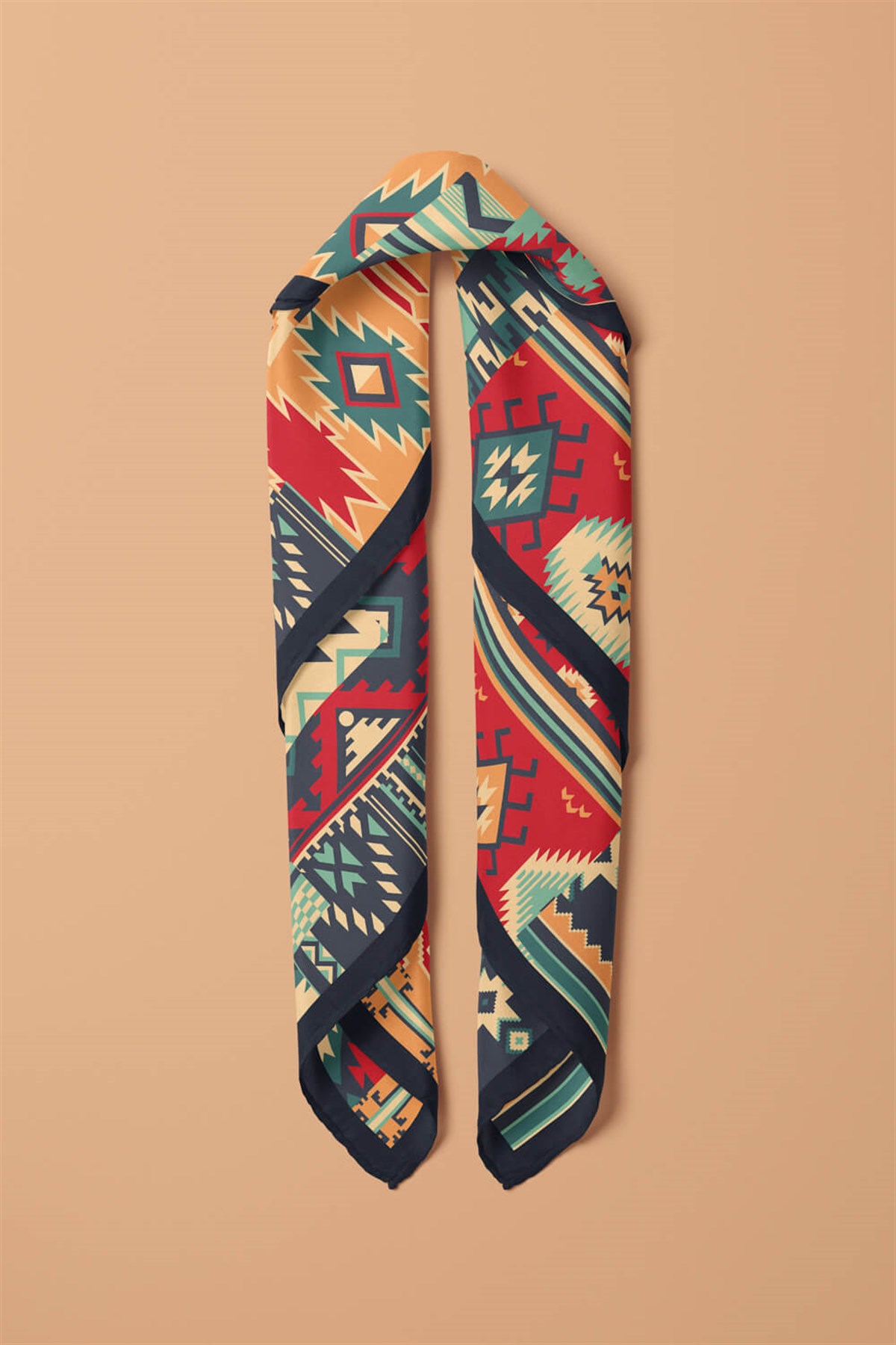 V5 Violla Etnik Desenli Bandana