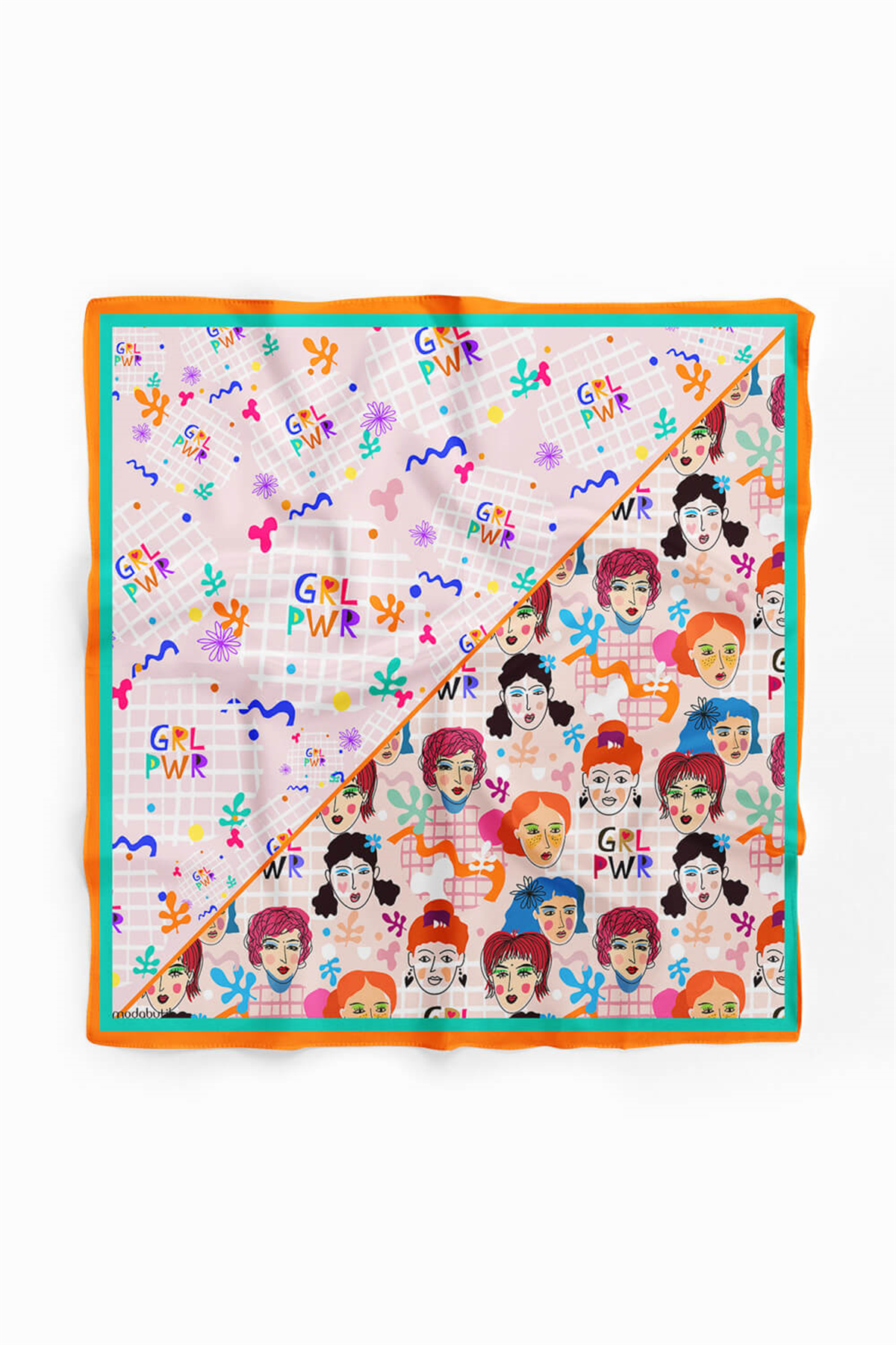 D93 Modabutik GRL PWR Bandana