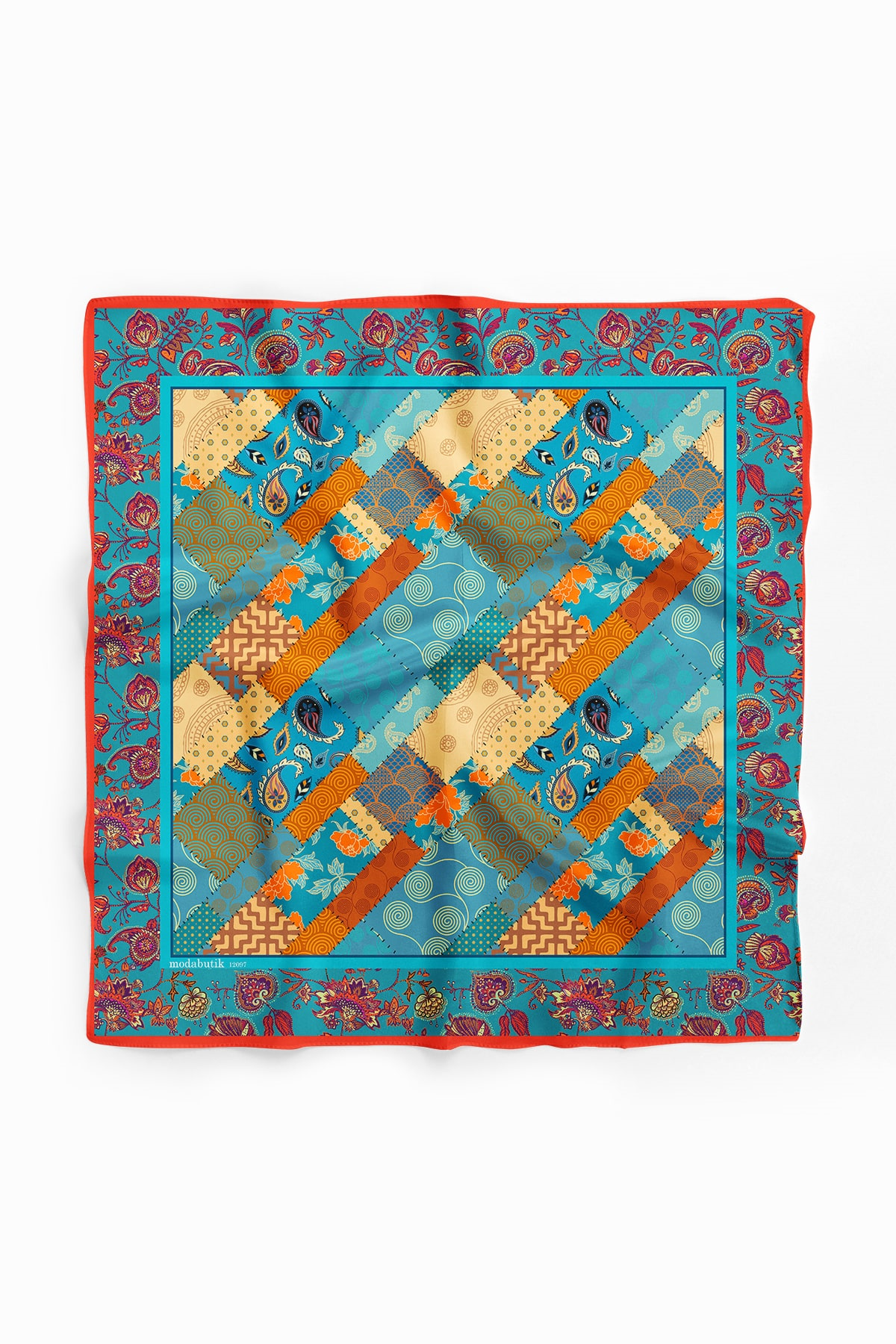 C2 ETNIK ŞALLI BANDANA DG12097