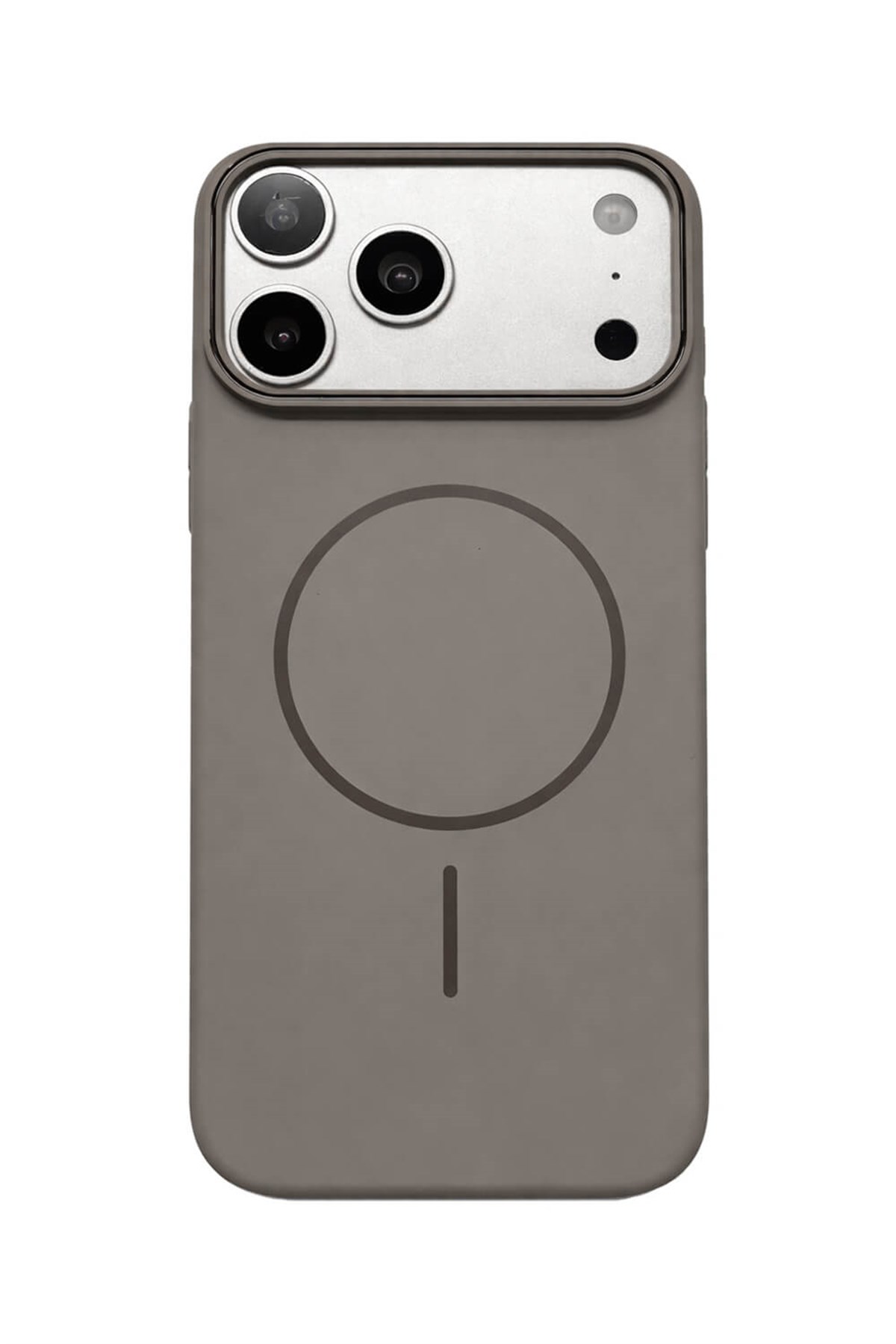 iPhone 17 Pro Max Uyumlu Kamera Çıkıntılı Magsafe Wireless Şarj Özellikli Sert Sararmaz Silikon Kılıf