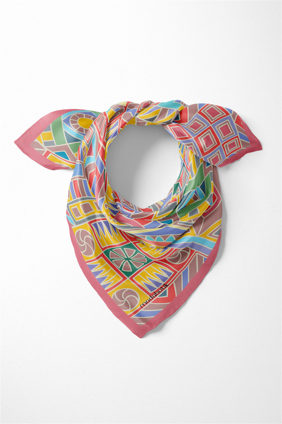 C3 Modabutik Geometrik Desenli Bandana